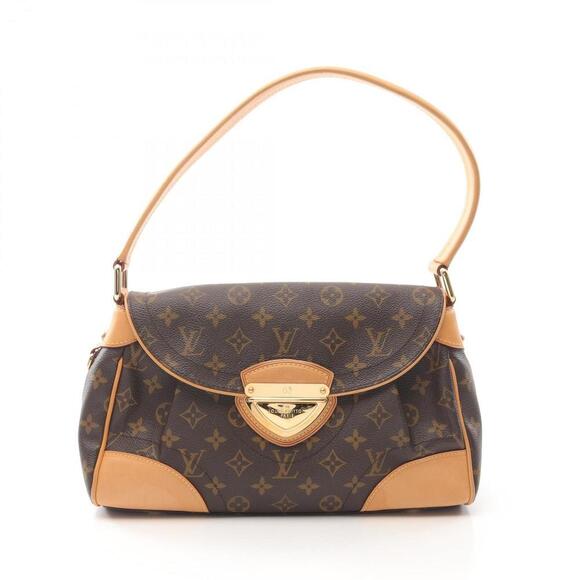 LOUIS VUITTON Brown Monogram Leather Shoulder Bag - Picture 1 of 11